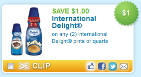Printable Coupons: International Delight, Edge Shave Gel, Buddy Fruits + More