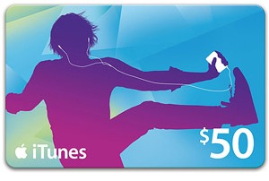 Discount Gift Cards: $50 iTunes egift card for $40