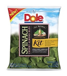 New $2/2 Dole All Natural Salad Kit Printable Coupon | Walmart Deal $2.58 after coupon