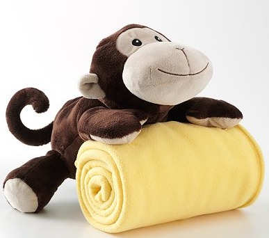 Plush Toy and Fleece Throw Set for $9.60 Shipped