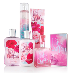 FREE Pink Chiffon Body Lotion at Bath and Body Works