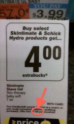 CVS: Free Schick and Skintimate Shaving Products