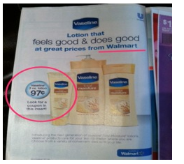 Free Vaseline Lotion at Walmart