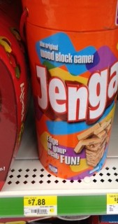 Pay $4.88 for Jenga after Printable Coupons at Walmart