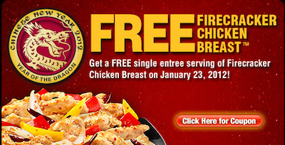 Free Firecracker Chicken at Panda Express – Today Only!