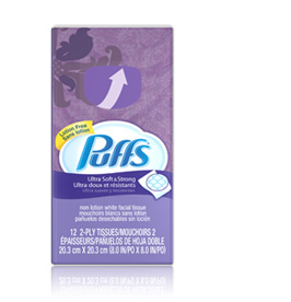 Free Puffs Facial Tissue Sample