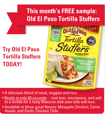 Free Old El Paso Tortilla Stuffers Sample