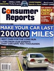 One Year Subscription of Consumer Reports Magazine $21.80