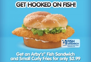 $2.99 Arby’s Fish Sandwich & Curly Fries w/ Printable Coupon