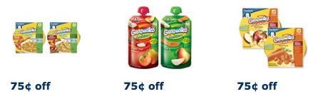 *Reset* Gerber Printable Coupons Plus Catalina Offer