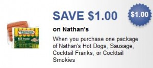 $1/1 Nathan’s Hot Dogs Printable Coupons