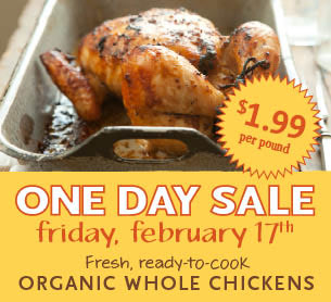 Whole Foods: Organic Whole Chicken for $1.99 per Pound
