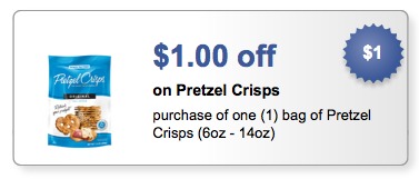 $1/1 Pretzel Crisps Printable Coupons