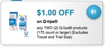 Rare Q-Tips Printable Coupons + Walgreens Deal