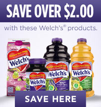 Welch’s Printable Coupons for Juice and Jelly