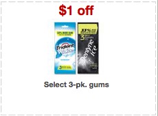 Target: Cheap Dentyne Gum