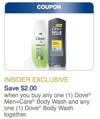 Dove Body Wash Printable Coupons