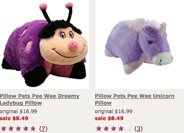Pillow Pets Pee Wees for $6.79 Shipped