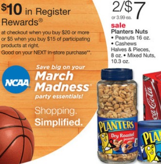 Walgreens: Cheap Planters Nuts and Coke Products