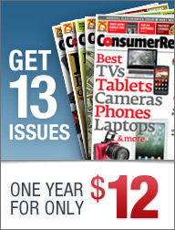 One Year of Consumer Reports for $12