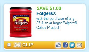 Printable Coupons: Folgers, Schlar Product, Ocean Spray, Peter Rabbit Organic Pouches and More
