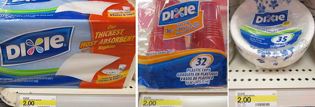 Target: Cheap Dixie Paper Products after Printable Coupons