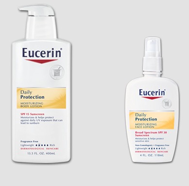 Free Eucerin Daily Protection Lotion Samples