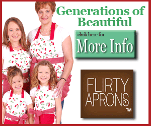 Mama Wants a Fancy Apron? 40% off at Flirty Aprons