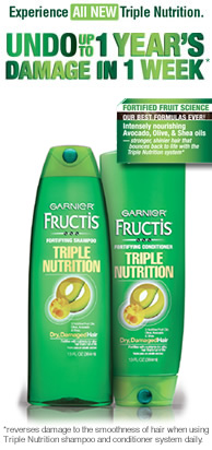 Try the New Garnier Triple Nutrition Free