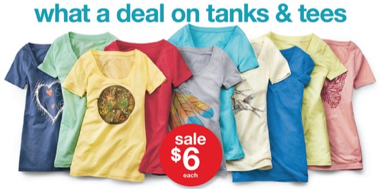 Target: Mossimo Tees only $3 after Printable Coupons
