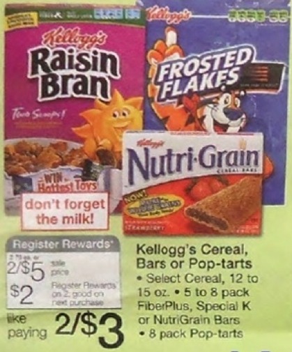 Print Now Save Later: Two Boxes of Nutrigrain Bars at Walgreens for $2