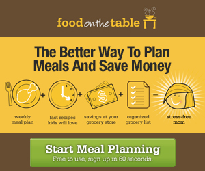 Food On The Table: Online Meal Planning Service FREE For Life!