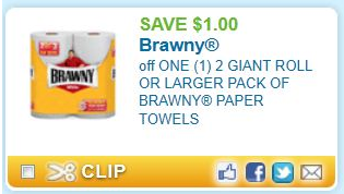 Printable Coupons: Brawny Paper Towels, V8 V-Fusion, Hormel Kids Microwave Meal and More