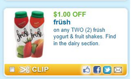 Printable Coupons: Frush Fruit and Yogurt Shakes, Keebler, Sunshine, Steamfresh and More