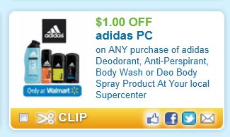 New Adidas Printable Coupon = Possibly Free Travel Size?!
