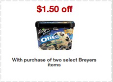 Breyers Ice Cream Printable Coupons + Target Deal