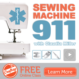 Craftsy: Free Sewing Machine 911 Class