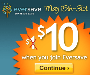 Eversave: $10 New Member Credit + New Promo Code!