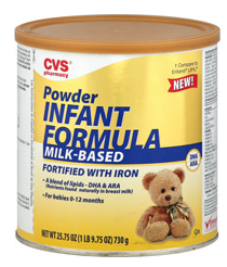 CVS: Large Cans of Store Brand Formula Just $6.24