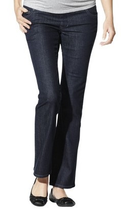 Liz Lange Maternity  Flare Jeans in Dark Wash $20 Shipped