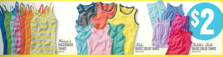 Old Navy: Tank Tops for just $2