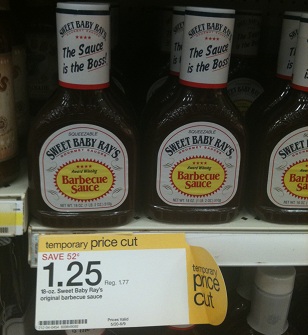Target: Sweet Baby Rays BBQ Sauce Only 75¢