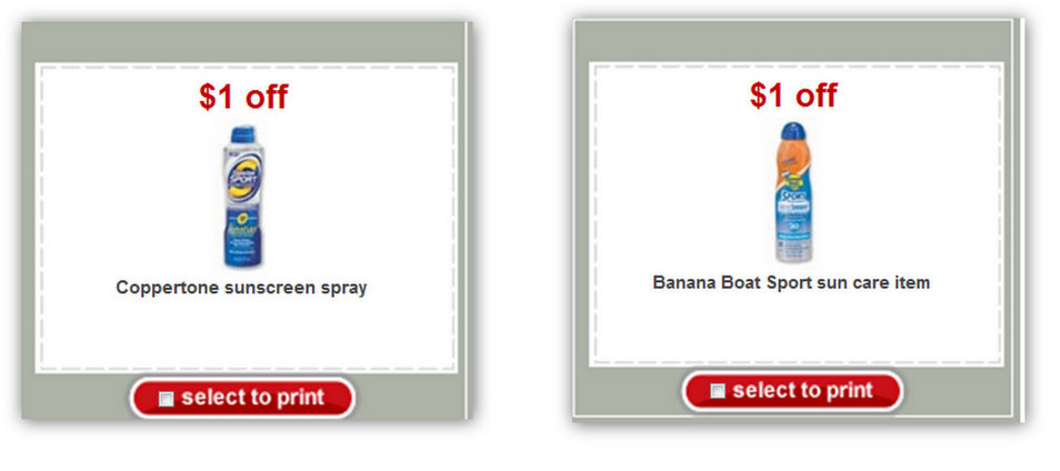 Target: Possibly FREE Banana Boat & Coppertone Sun Screen