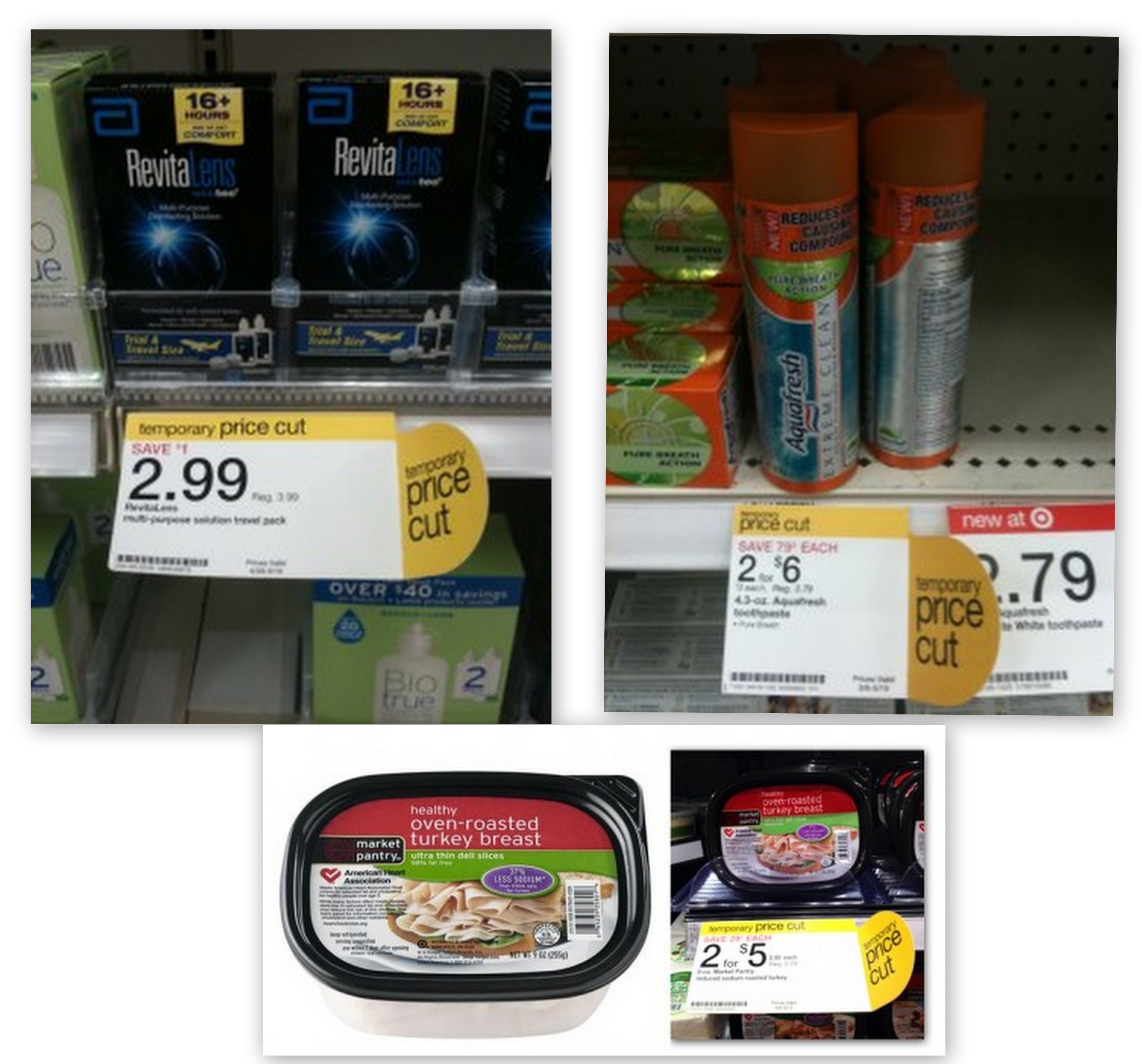 Target: Deals on Aquafresh, Revitalens, Market Pantry Lunch Meat and Garnier Moisture Cream!