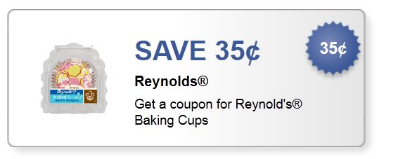 35¢/1 Reynolds Baking Cups Printable Coupons