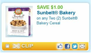 Printable Coupons: Wisk Laundry Detergent, Sunbelt Bakery Cereal, TortillaLand Tortillas, Hanover Beans and More