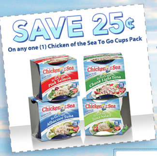 *Rare* Chicken of the Sea To Go Packs Coupon (Great Doubler)!