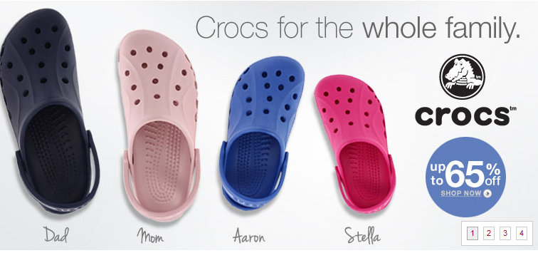 6pm.com: Crocs for the Entire Family Up to 65% Off + Free Shipping!