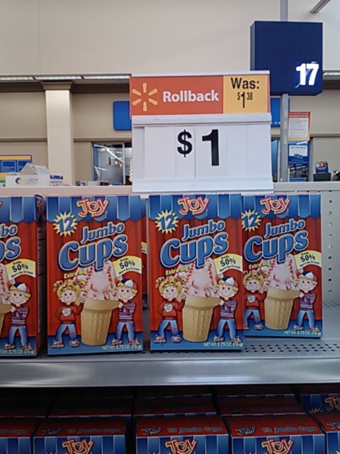 Walmart: Joy Cones Just 45¢ After Coupon