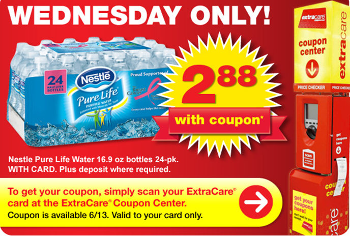 CVS: Nestle Pure Life Water 24 Pack For As Low as $2.38